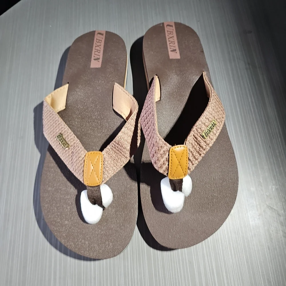 UBXRIN‎ Flip Flops Size 47 (US 13) Men's Comfort Beach Thong Sandals New